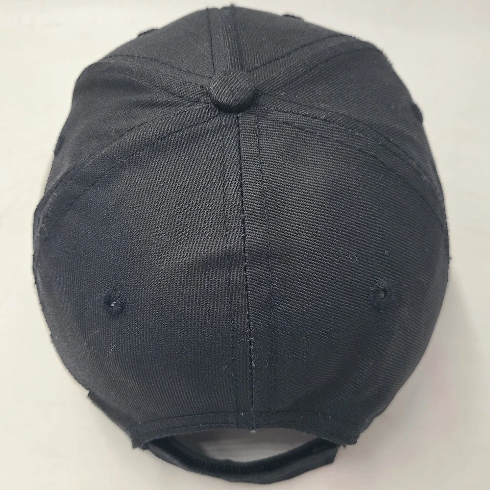 The Stock Car Cafe Hat Adjustable Black Racing Checkered‎ Flag Casual Wear Men